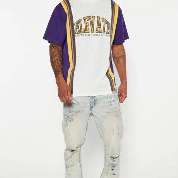 Elevate Short Sleeve Tee - White Men's Size XXL-NWT - Picture 1 of 4